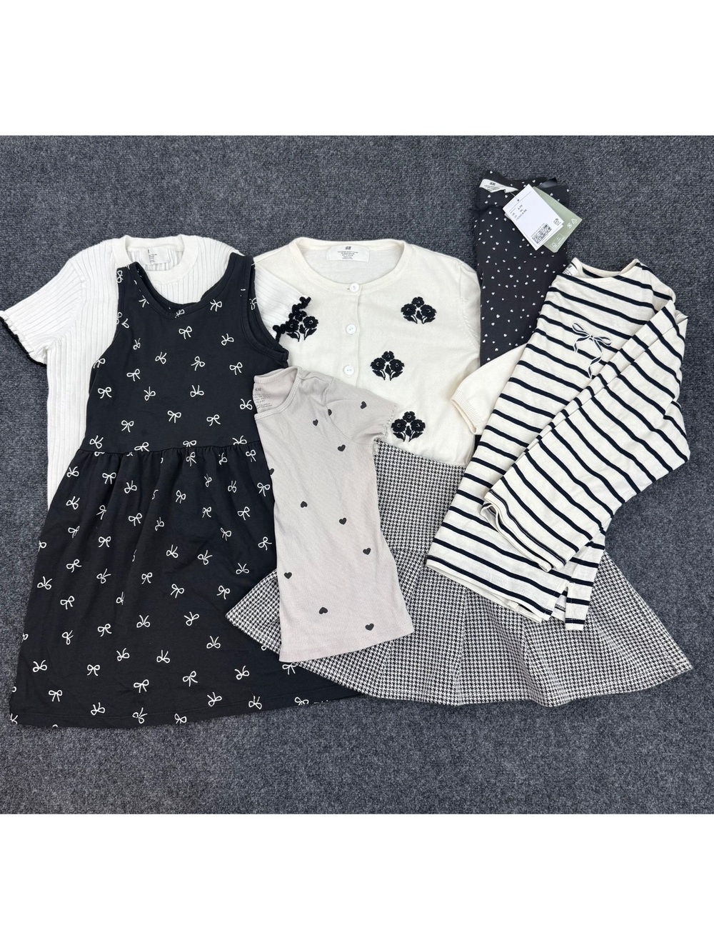 H&M Girls Size 6X Capsule Wardrobe Lot of 7 Coquette Preppy New